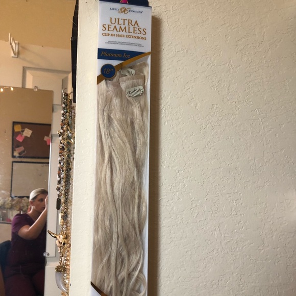 Barely Tensions Accessories Ultra Seamless 8 Ice Blonde Hair Extensions Poshmark Barely Tensions Accessories Ultra Seamless 8 Ice Blonde Hair Extensions Poshmark